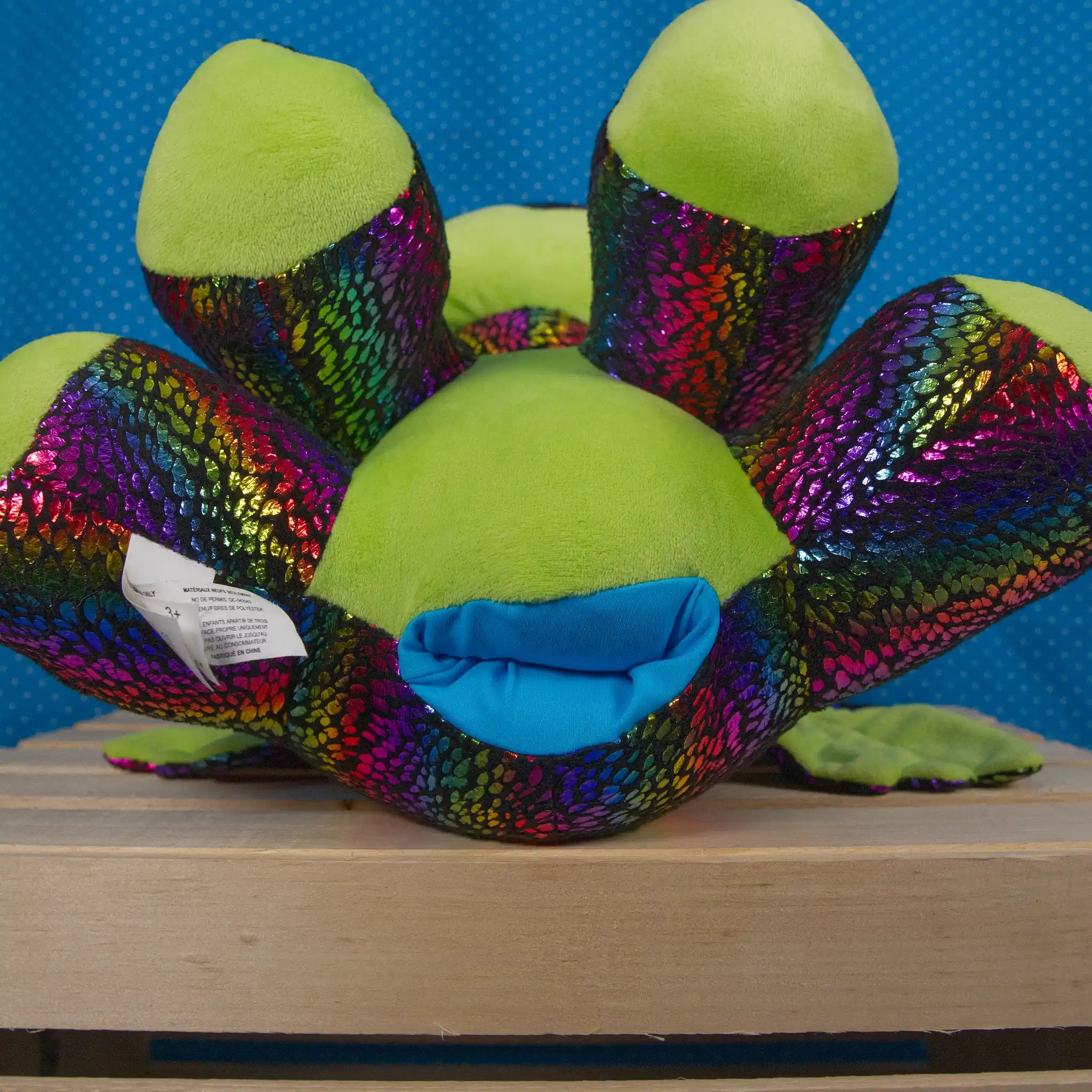 Metalic Rainbow Disco Dragon