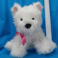 Fluffy White Dog With Pink Bow