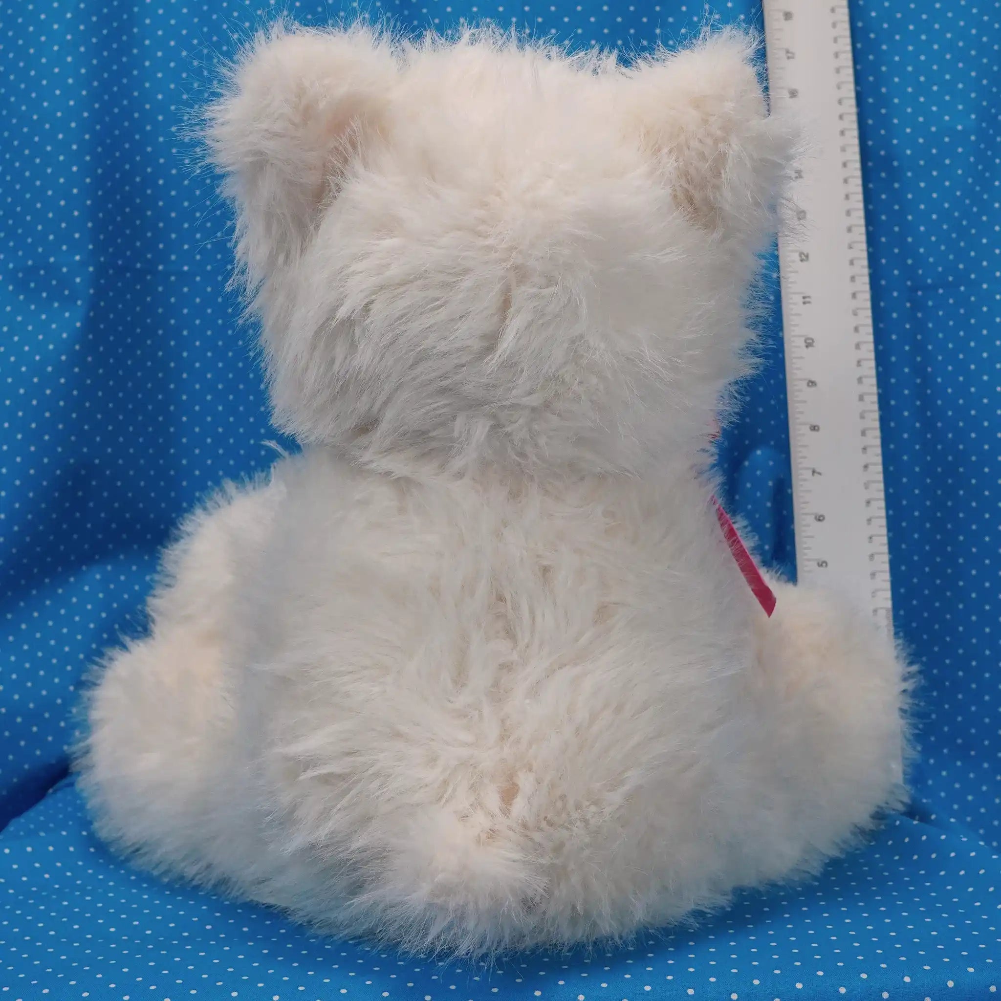 Fluffy White Dog With Pink Bow